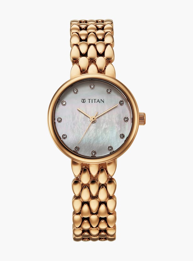 TITAN Ladies Purple Glamour Phase V Watch - NU95374WM01
