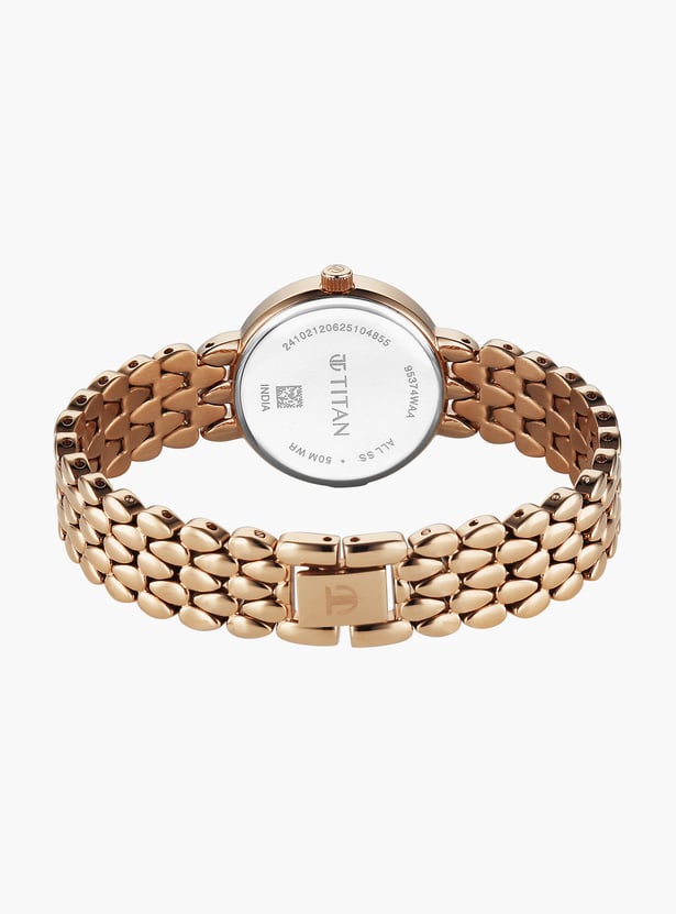 TITAN Ladies Purple Glamour Phase V Watch - NU95374WM01