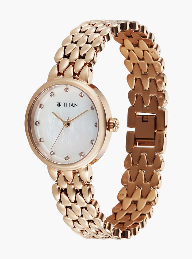 TITAN Ladies Purple Glamour Phase V Watch - NU95374WM01