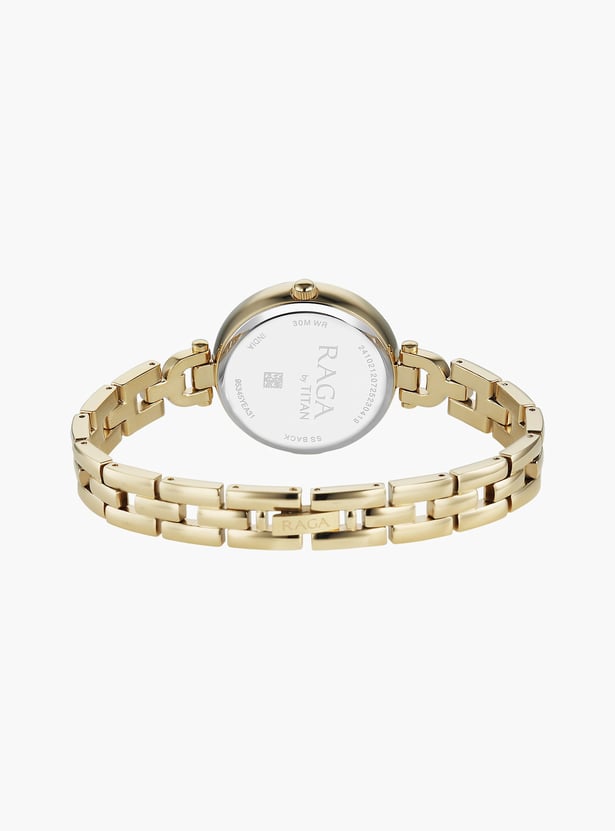 TITAN Raga Showstopper Embellished Analog Watch - NU95345YM01