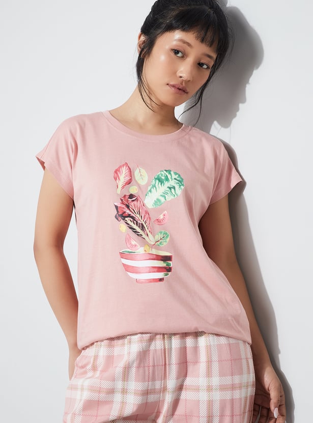 GINGER Printed Lounge T-shirt