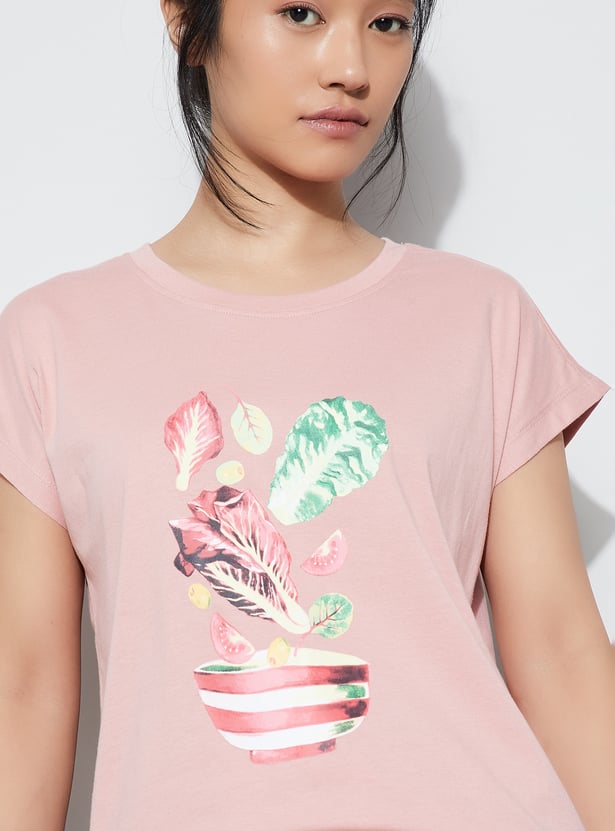 GINGER Printed Lounge T-shirt