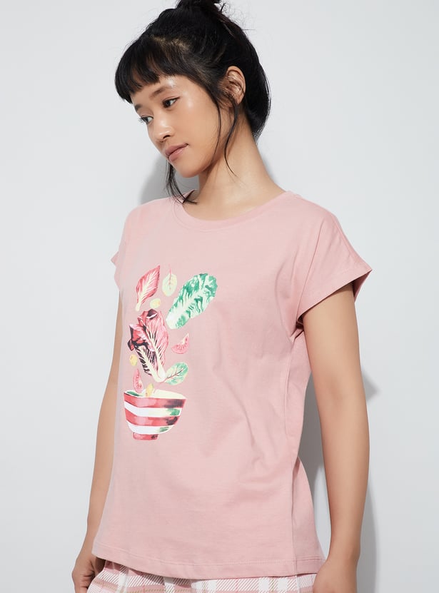 GINGER Printed Lounge T-shirt