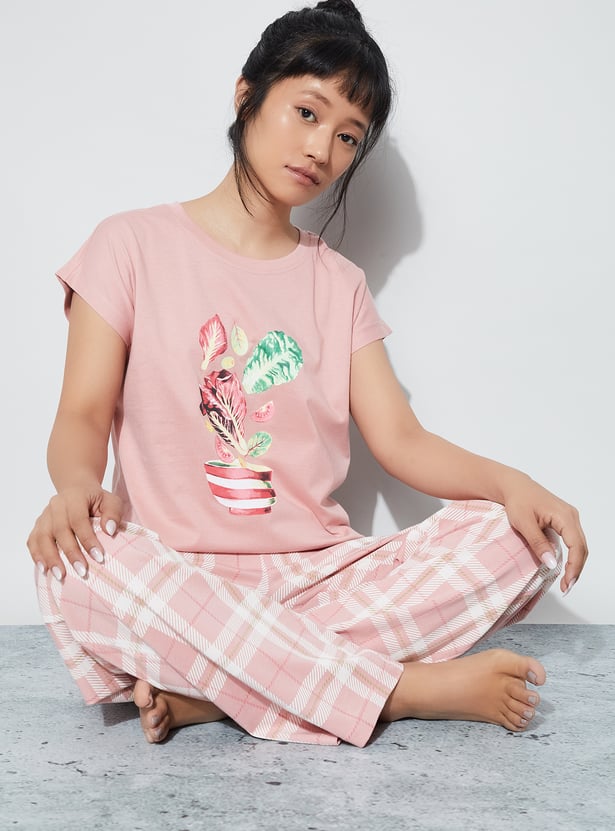 GINGER Printed Lounge T-shirt