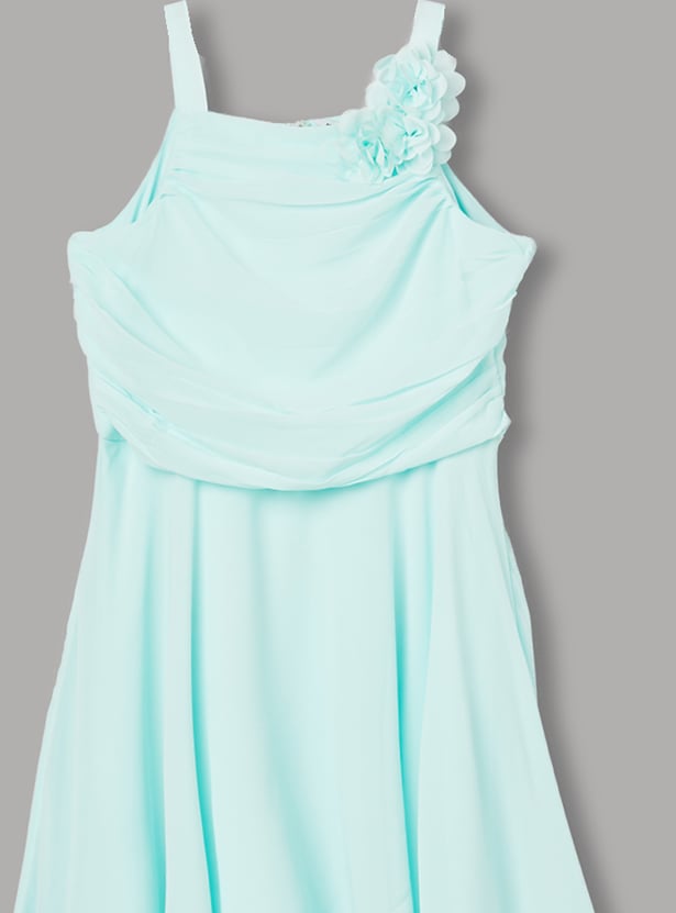 FAME FOREVER Girls Floral Accent Dress