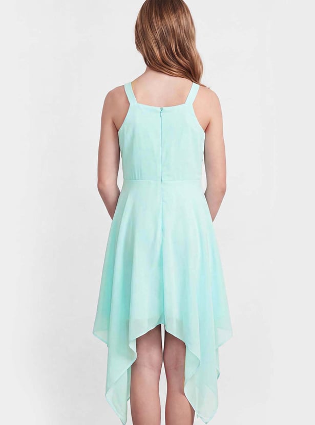 FAME FOREVER Girls Floral Accent Dress
