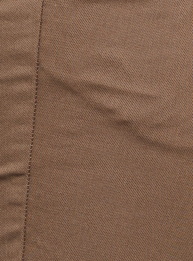 COLORPLUS Solid Slim Straight Trousers