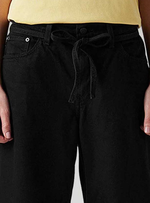 LEVI'S Solid Wide Leg Jeans