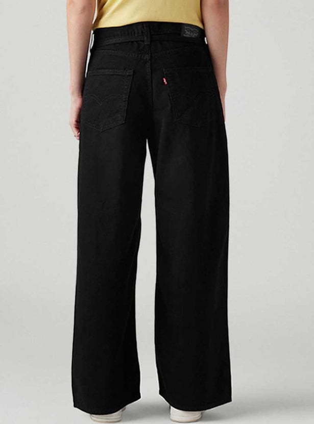 LEVI'S Solid Wide Leg Jeans