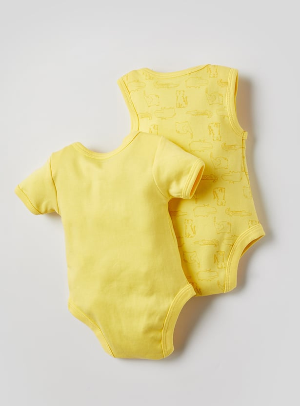 FAME FOREVER Boys Animal Print Infant Basic Sets