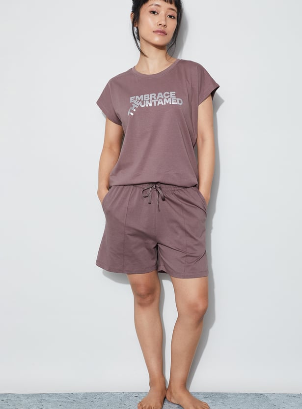 GINGER Printed Lounge T-shirt
