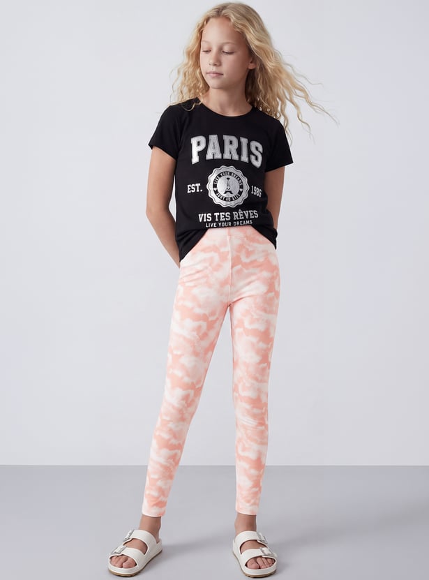 FAME FOREVER Girls Printed Leggings