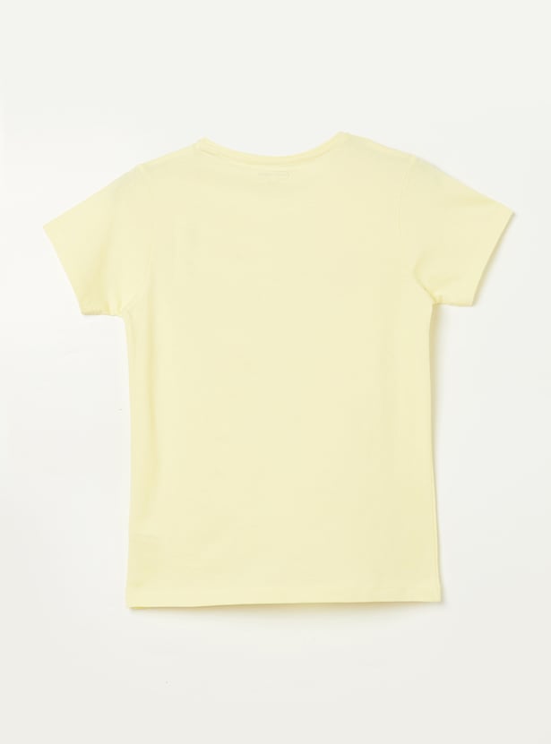 FAME FOREVER Girls Graphic Print T-shirt