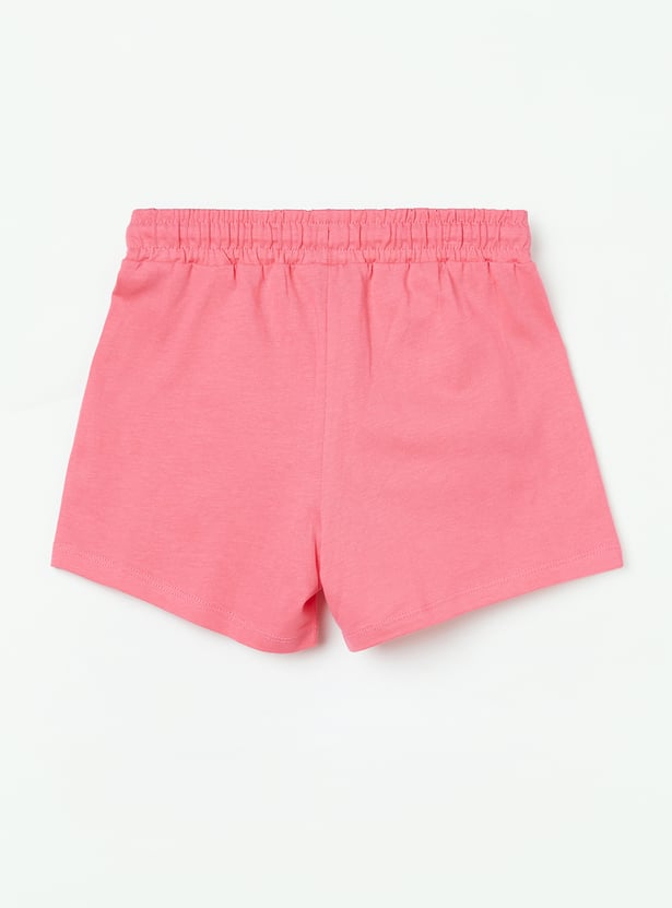 FAME FOREVER Girls Graphic Print Shorts