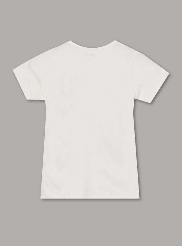 FAME FOREVER Girls Graphic Print T-shirt