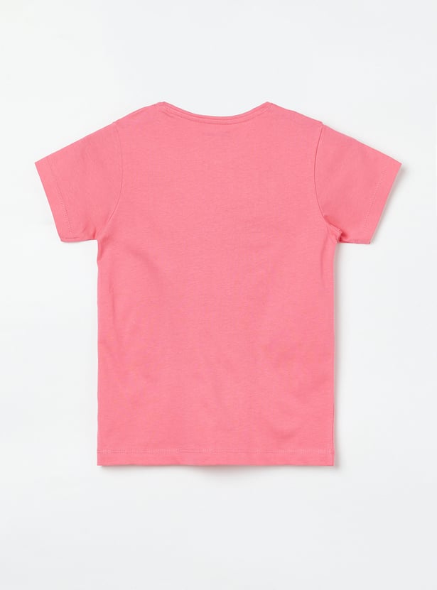 FAME FOREVER Girls Graphic Print T-shirt