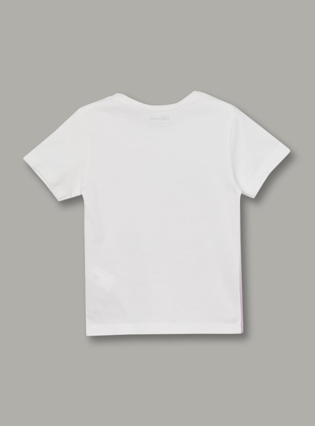 FAME FOREVER Girls Graphic Print T-shirt