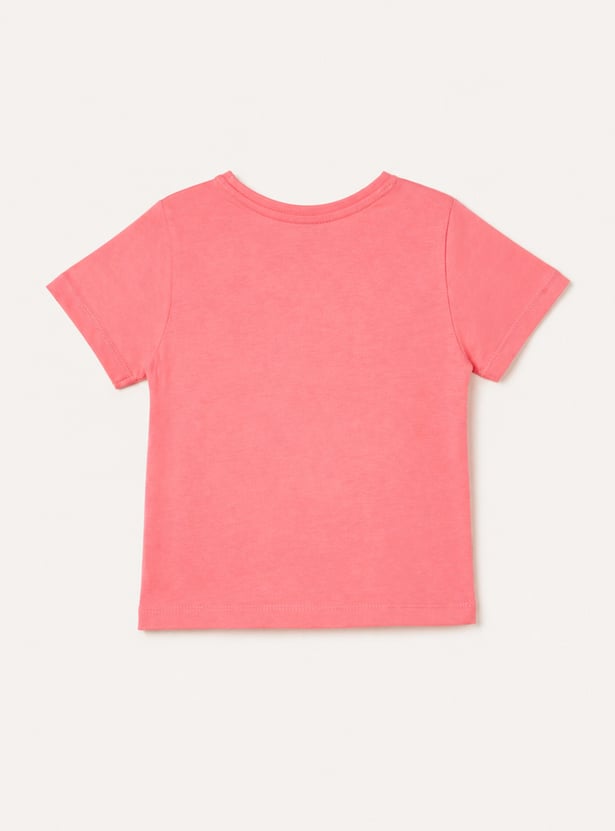 FAME FOREVER Girls Graphic Print T-shirt
