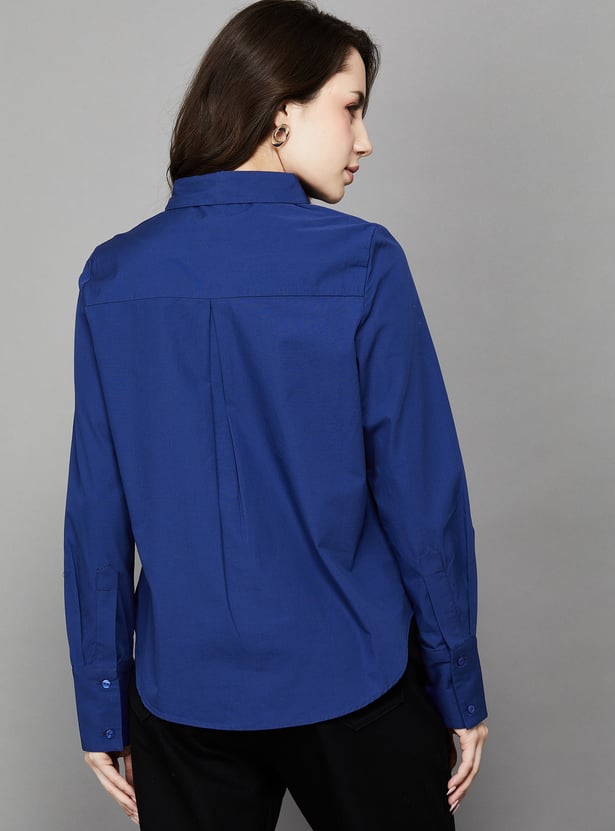 VERO MODA Embellished Placket Shirt