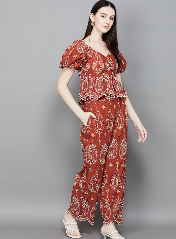 VERO MODA Schiffli Palazzos