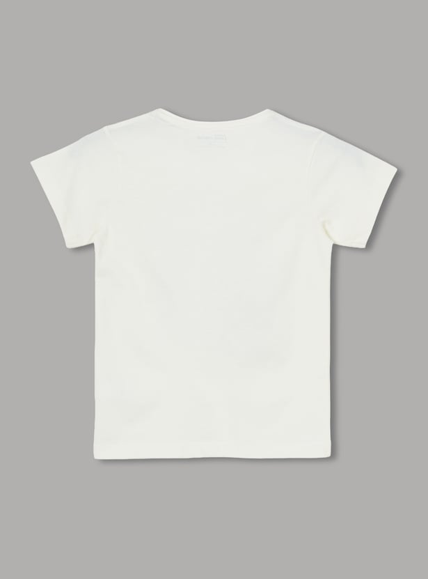 FAME FOREVER Girls Graphic Print T-shirt