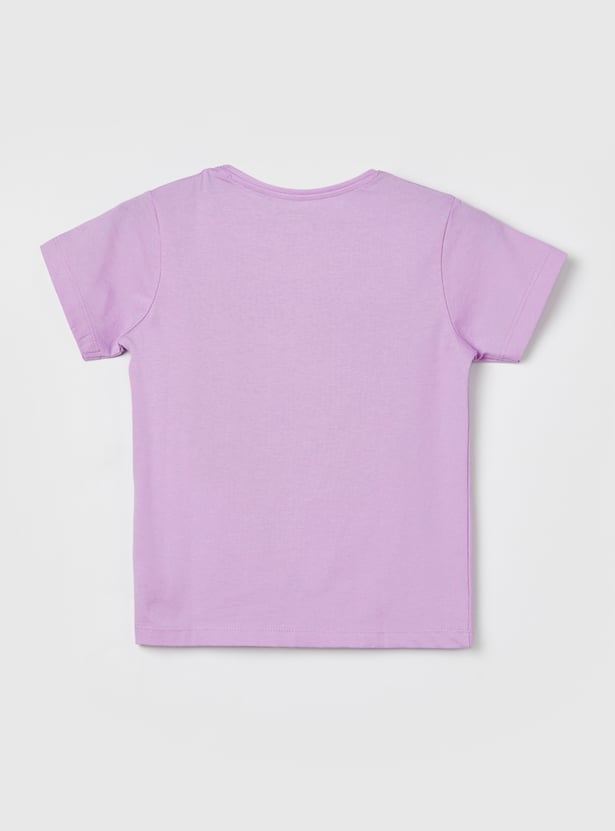 FAME FOREVER Girls Graphic Print T-shirt