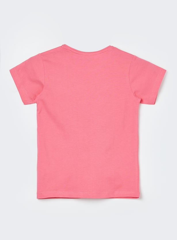 FAME FOREVER Girls Graphic Print T-shirt