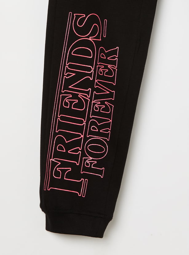 FAME FOREVER Girls Printed Joggers