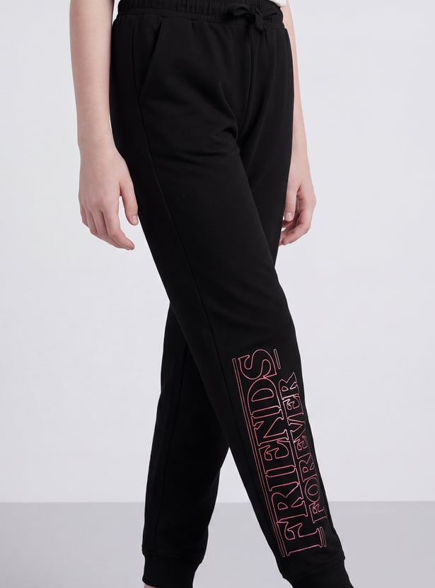 FAME FOREVER Girls Printed Joggers