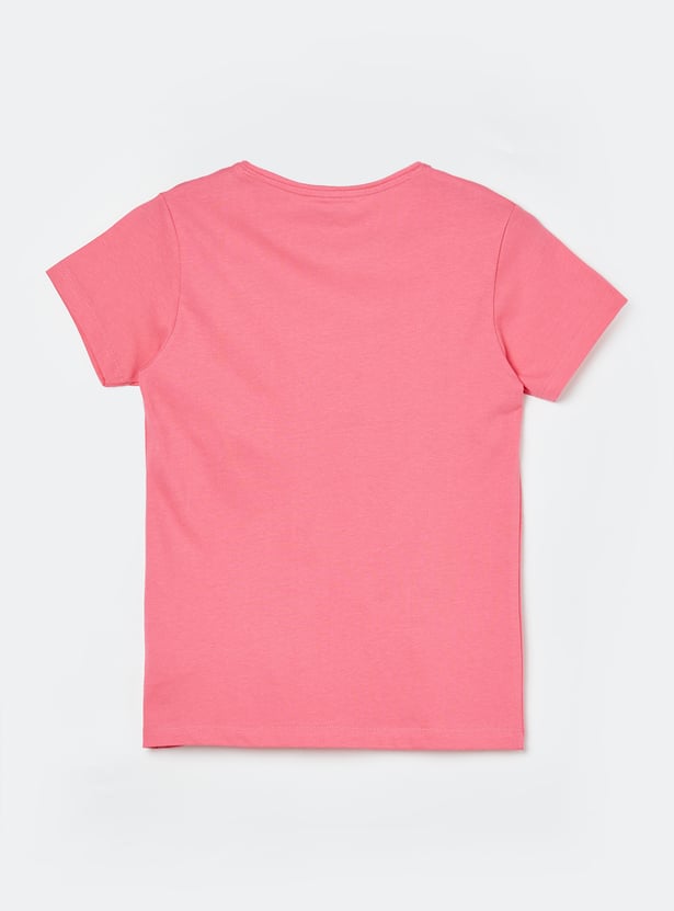 FAME FOREVER Girls Graphic Print T-shirt
