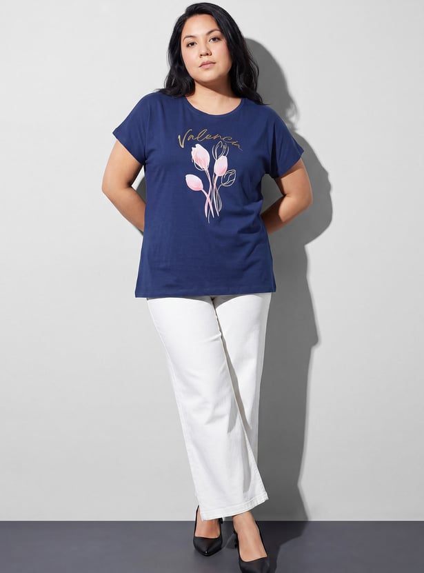 NEXUS Floral Print T-shirt