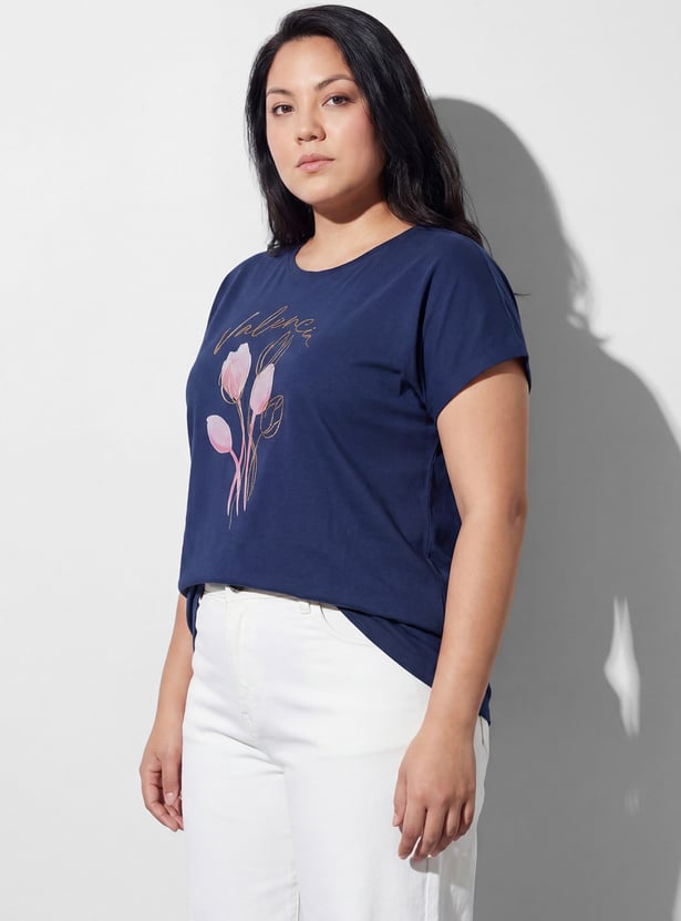 NEXUS Floral Print T-shirt