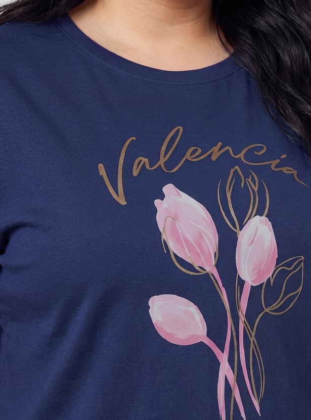 NEXUS Floral Print T-shirt