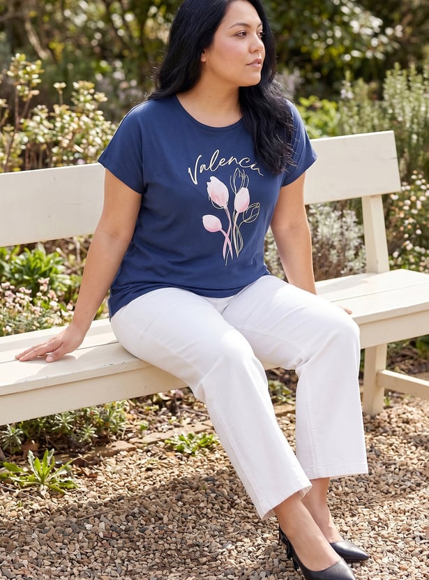 NEXUS Floral Print T-shirt