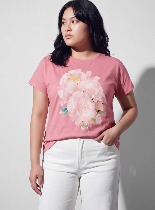 NEXUS Floral Print T-shirt