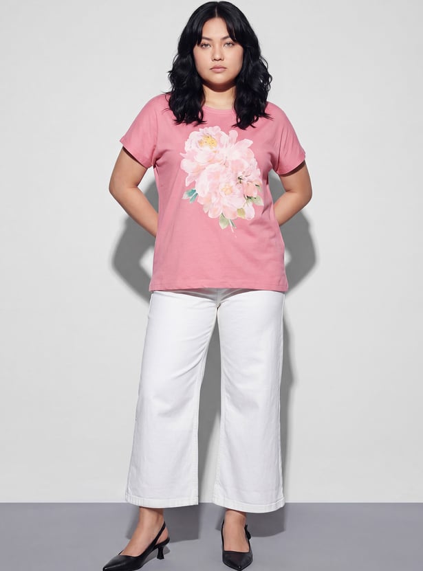 NEXUS Floral Print T-shirt