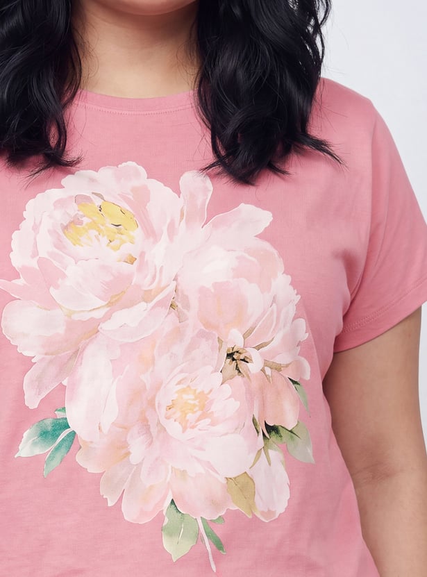 NEXUS Floral Print T-shirt