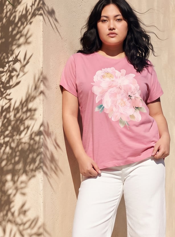 NEXUS Floral Print T-shirt