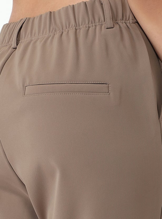 KRAUS Solid Flat Front Trousers