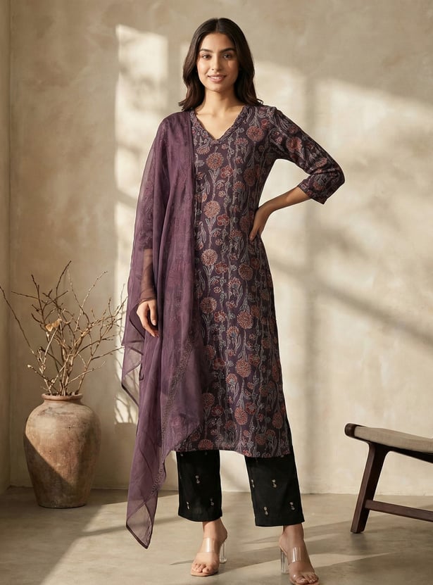 W Embroidered Dupatta