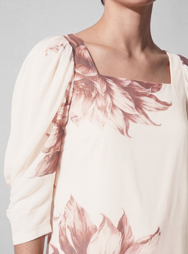 CODE Floral Print Top