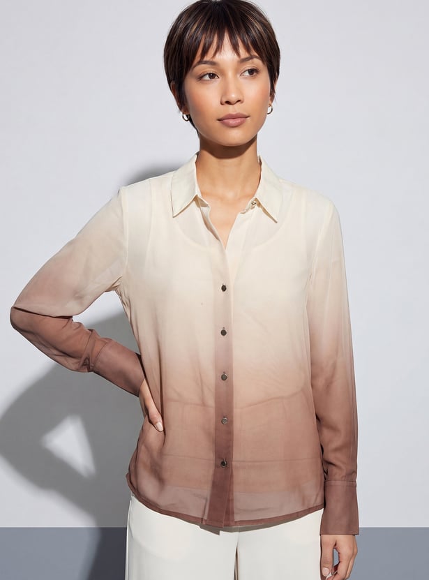 CODE Ombre Shirt with Inner