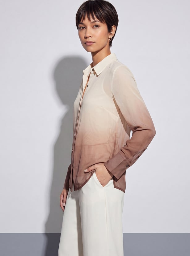 CODE Ombre Shirt with Inner