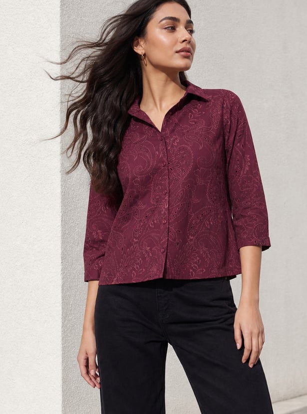 FAME FOREVER Embroidered Shirt