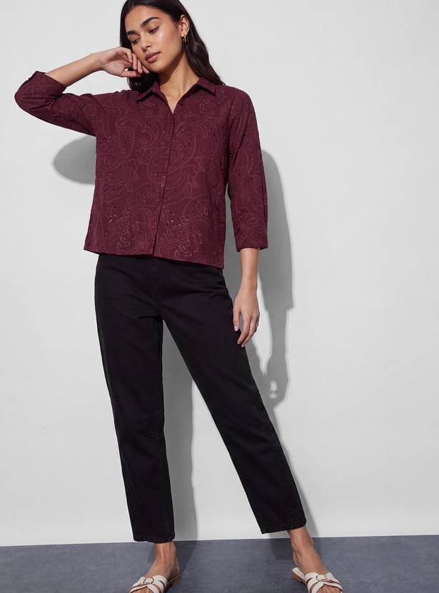 FAME FOREVER Embroidered Shirt