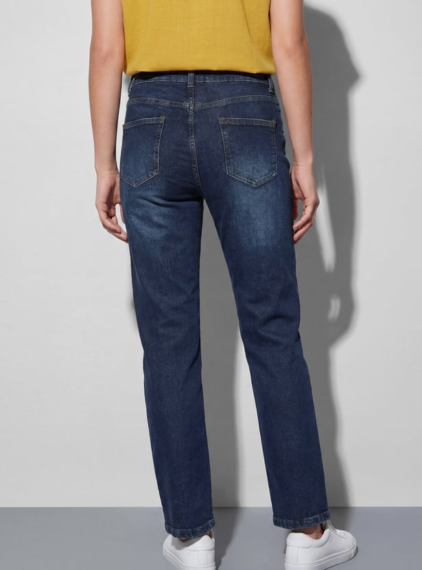 FAME FOREVER Solid Flared Jeans