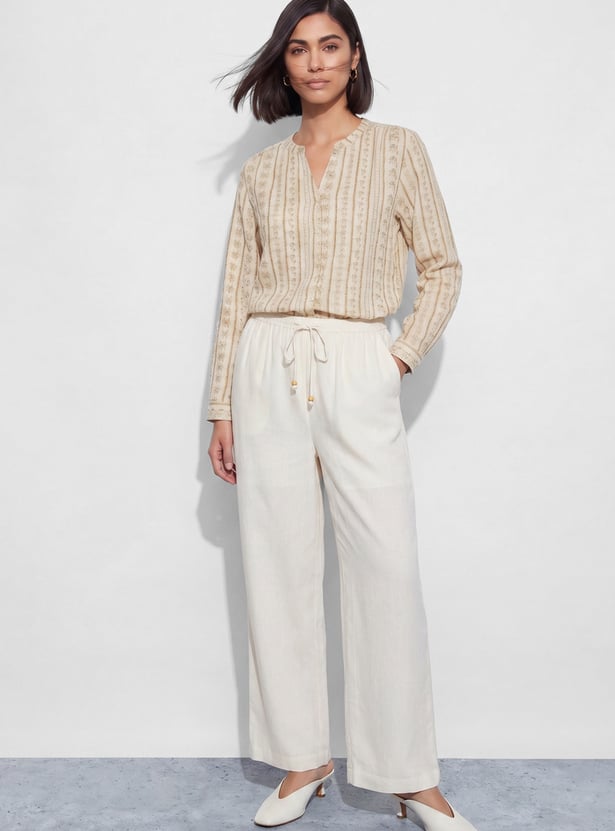 FAME FOREVER Embroidered Top