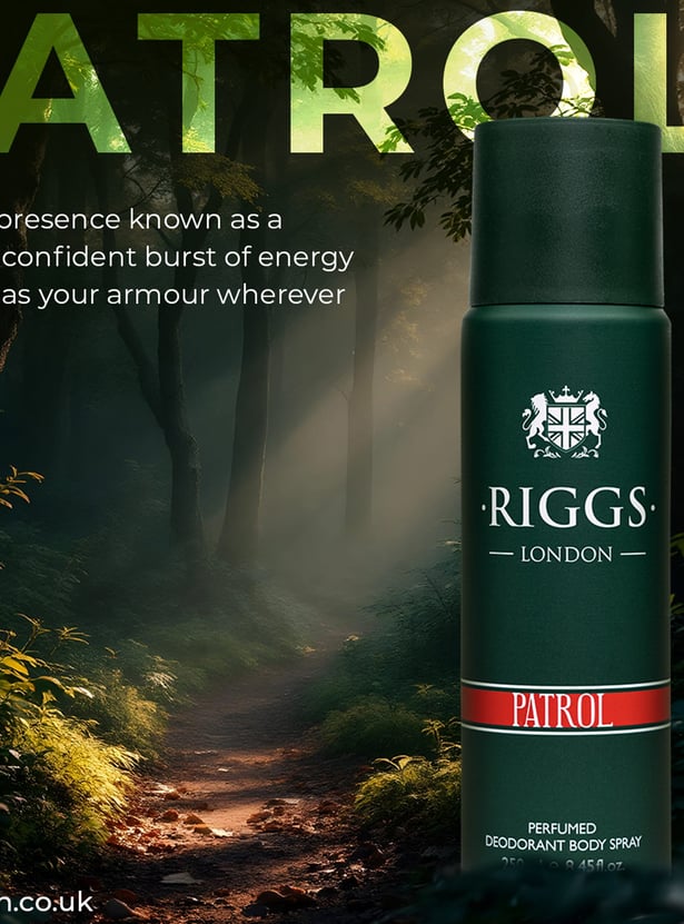 RIGGS LONDON Patrol Deodorant Body Spray - 250ml