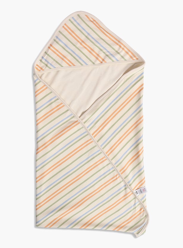 FS MINI KLUB Girls Striped and Printed Blankets - Pack of 2