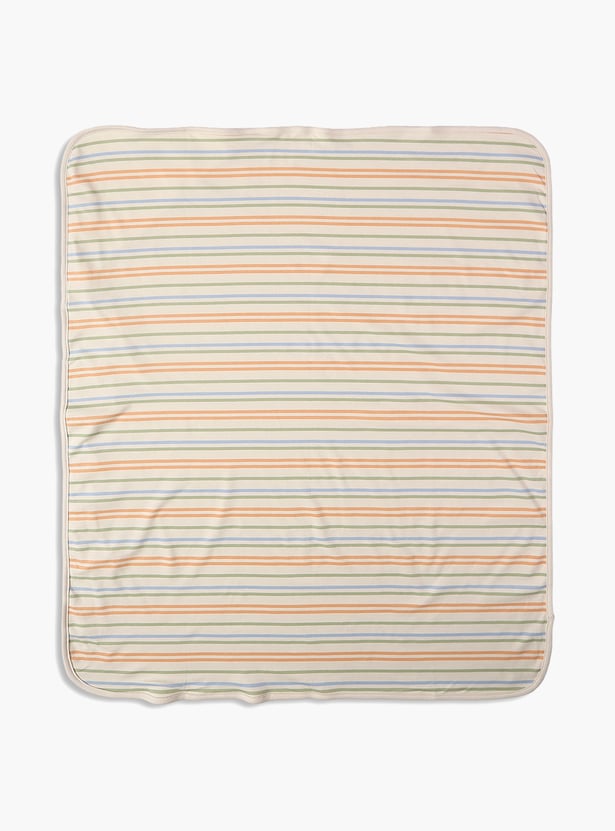FS MINI KLUB Girls Striped and Printed Blankets - Pack of 2